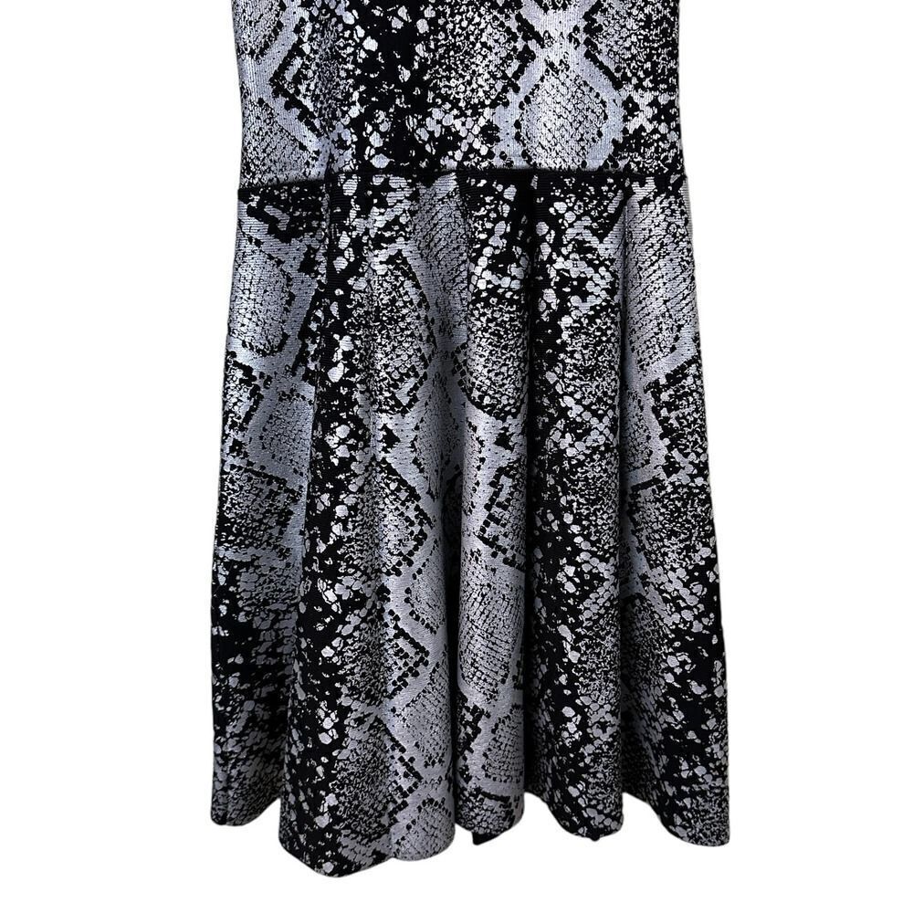 Parker Olida Foiled Python Print Dress Size Small - Picture 4 of 12